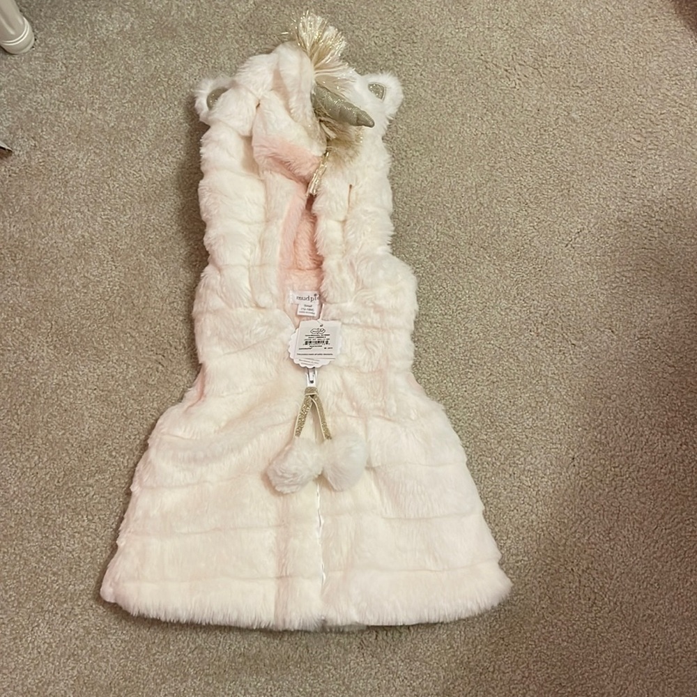 Mud Pie NWT 12-18M unicorn vest